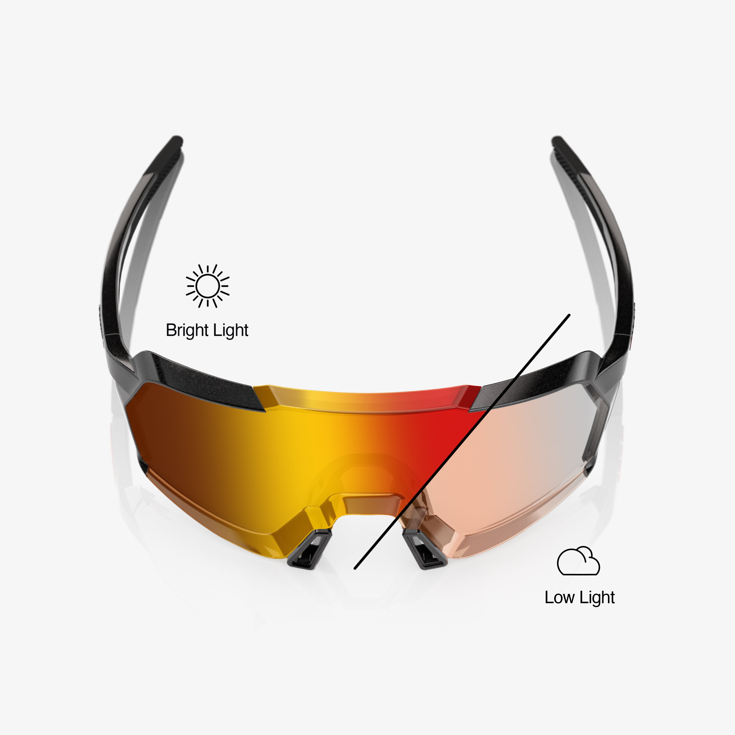 100percent-korbin-sportbrille-black-orange-flash-photochrom image 4