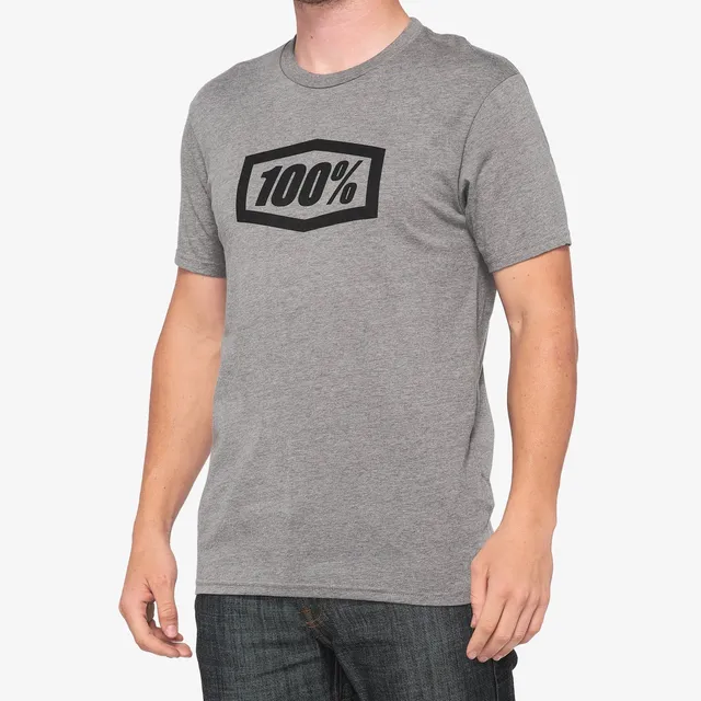 100-icon-t-shirt-heather-grey-kurzarm-herren-gr-s-2xl image 1