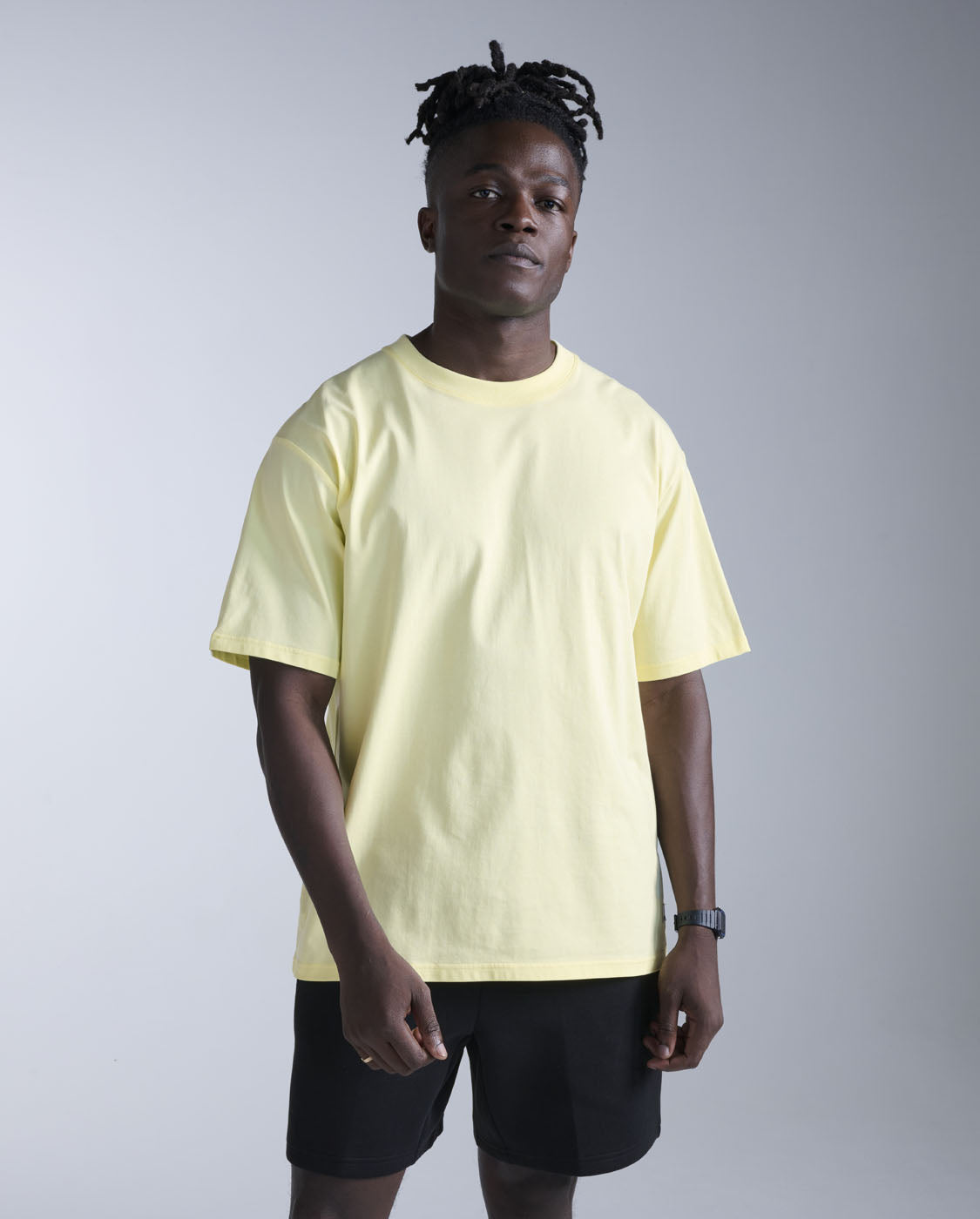 2xu-ez-oversized-organic-cotton-tee-t-shirt-lemon-ice-bio-baumwolle image 1