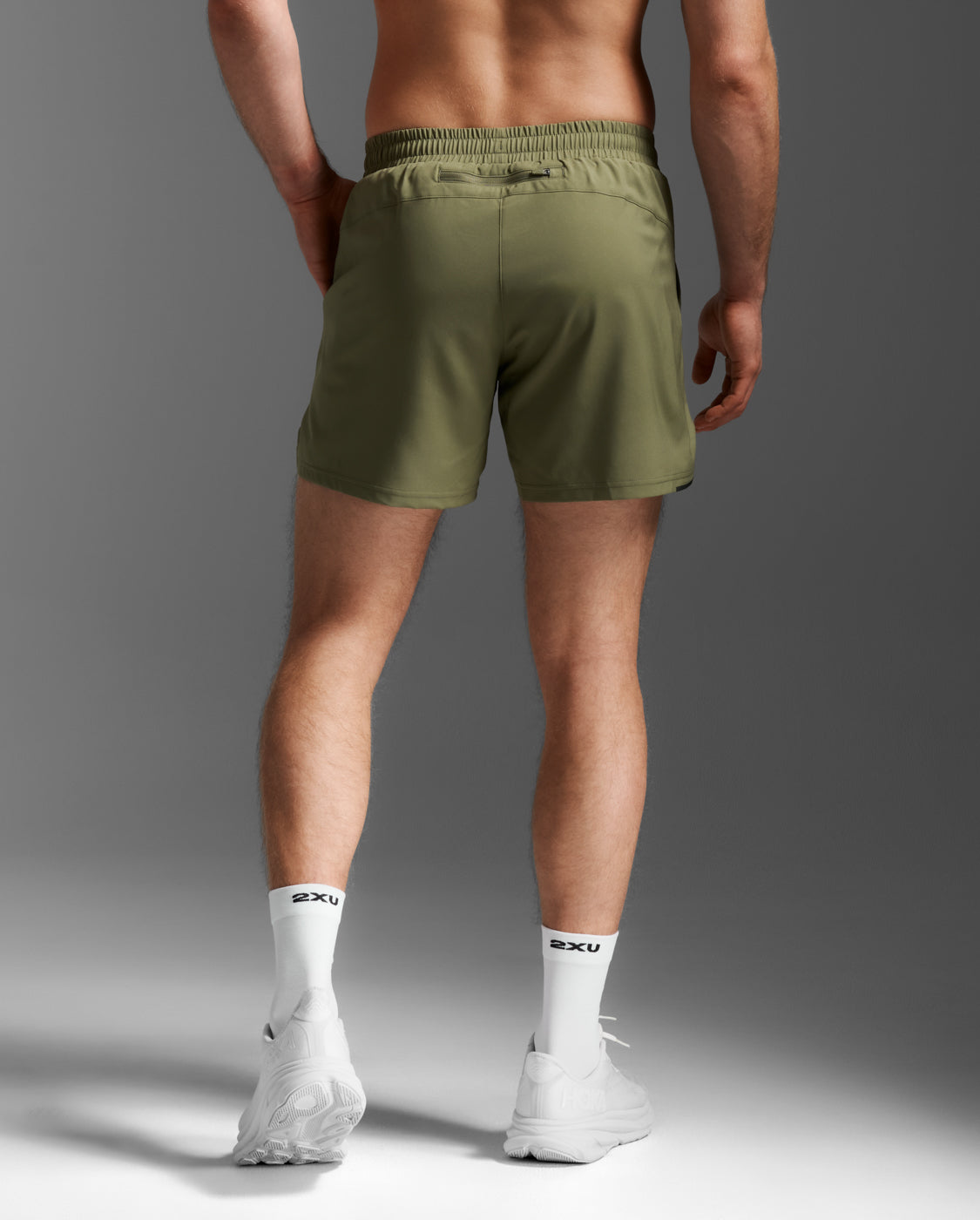 2xu-aero-5-inch-shorts-herren-hunter-green-ohne-innenhose image 3