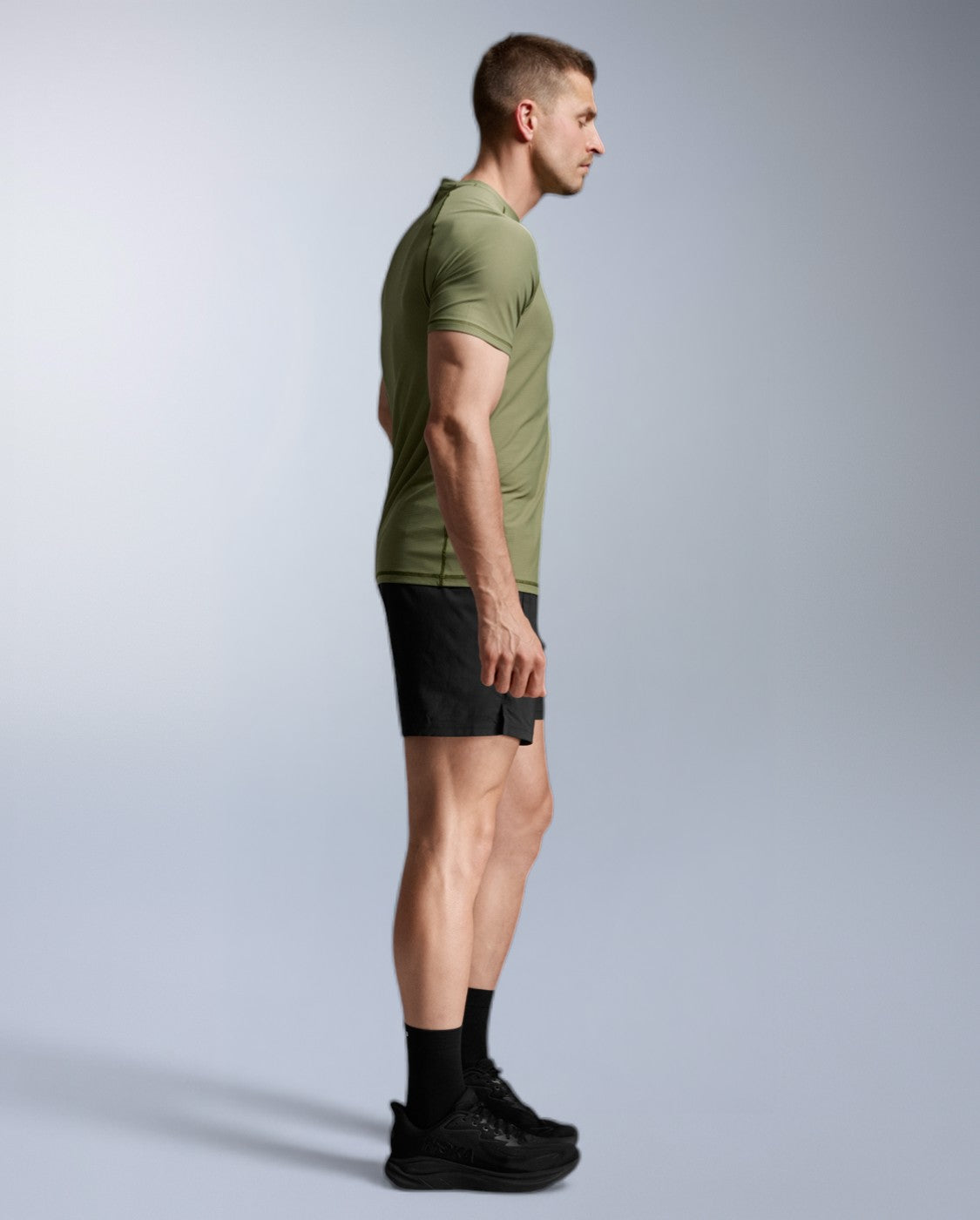 2xu-force-tech-tee-trainingsshirt-herren-hunter-green-kurz image 8