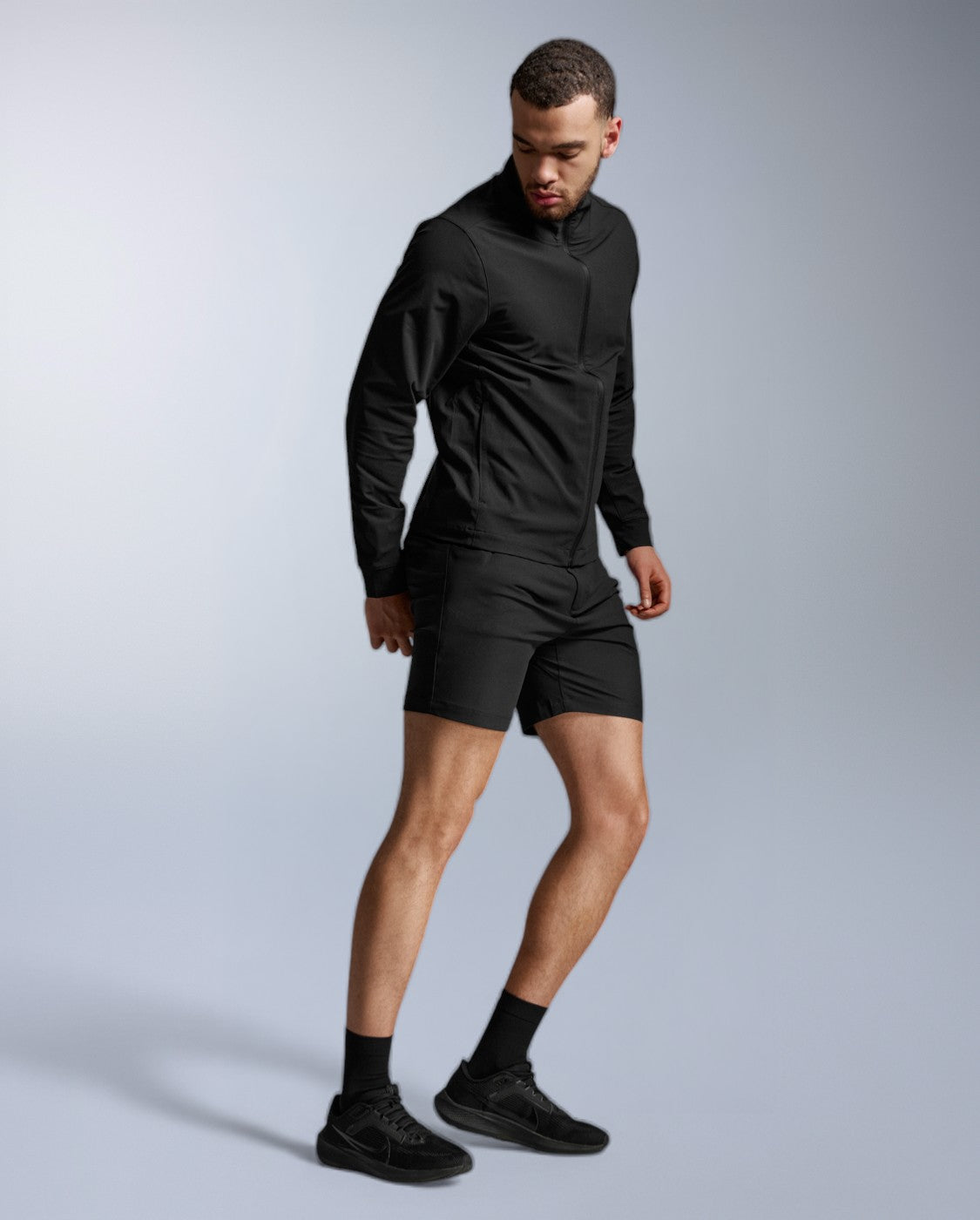2xu-signature-hybrid-jacket-trainingsjacke-schwarz-stretch image 5
