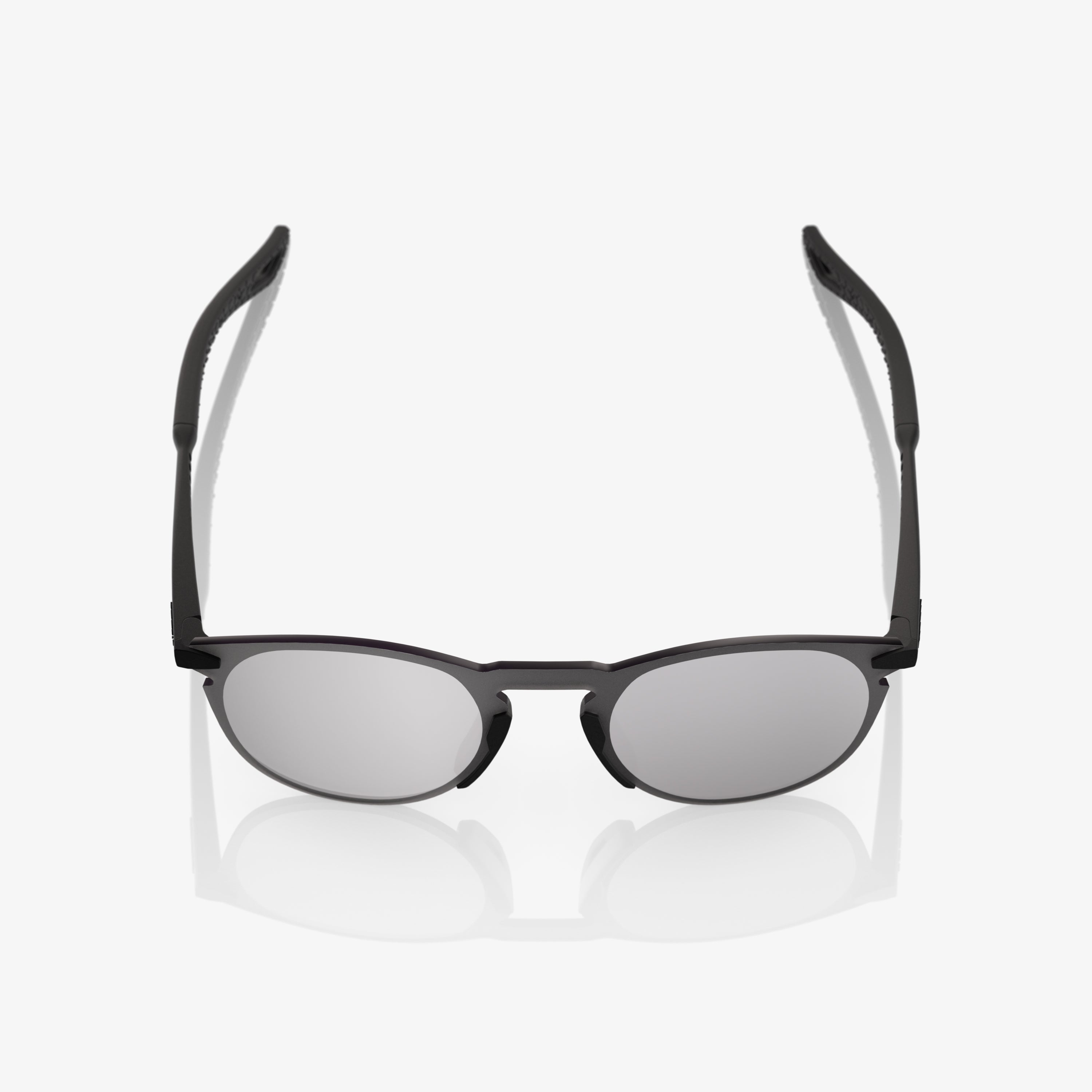 100percent-legere-round-sonnenbrille-matte-black-silver-mirror image 4