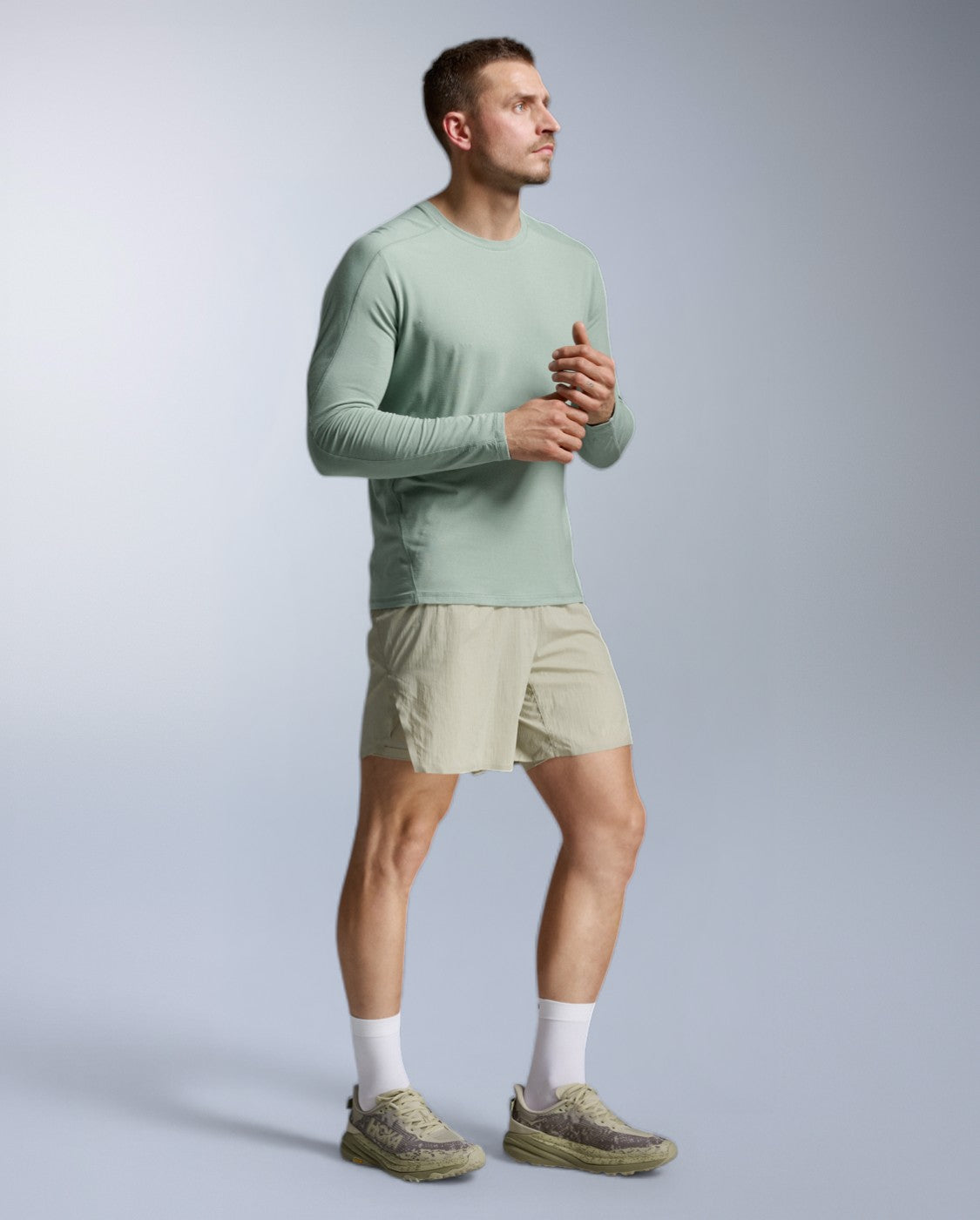 2xu-ignition-wool-long-sleeve-laufshirt-herren-eucalyptus image 6