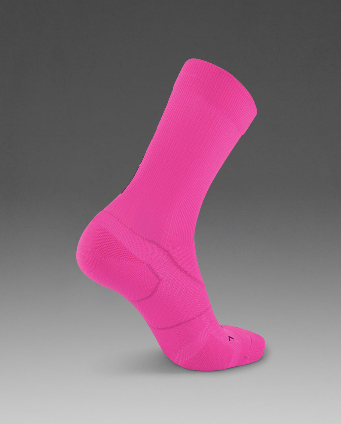 2xu-vectr-light-cushion-crew-socken-pink-kompression image 3
