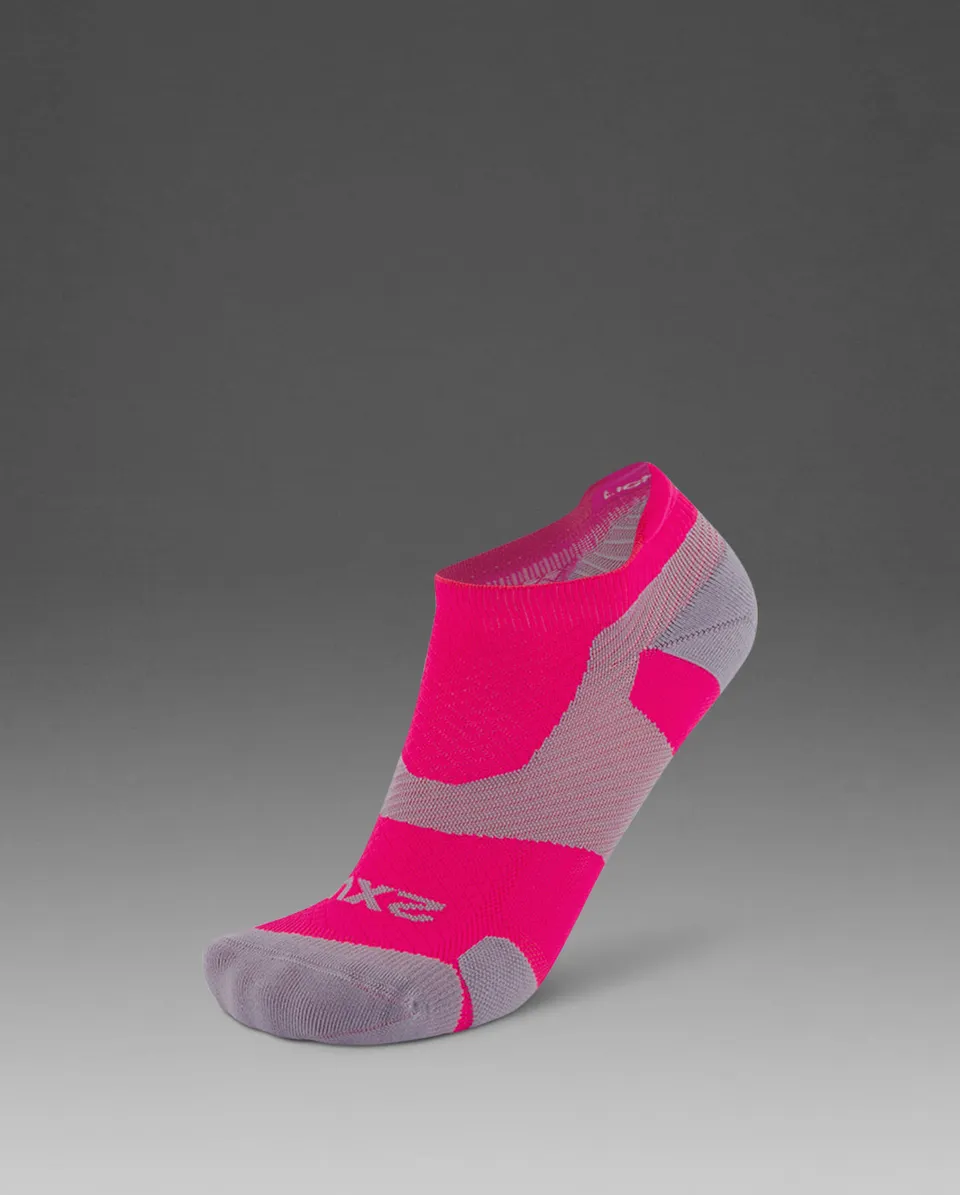 2xu-vectr-light-cushion-no-show-laufsocken-magenta image 1