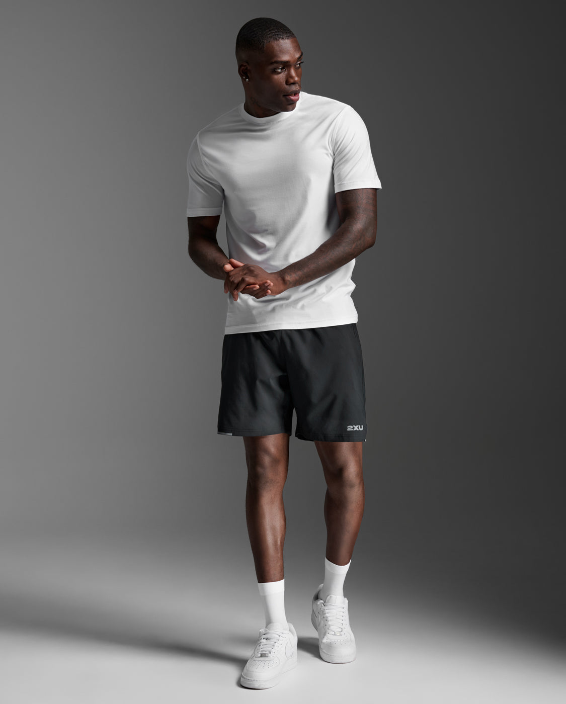 2xu-signature-tee-t-shirt-herren-wei-kurzarm-regular image 4
