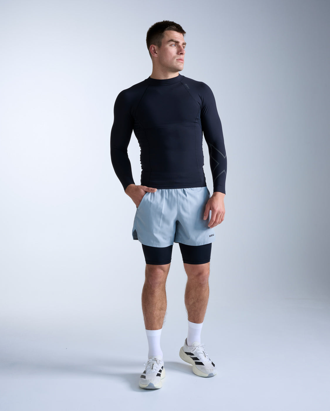 2xu-ignition-compression-longsleeve-herren-black image 7