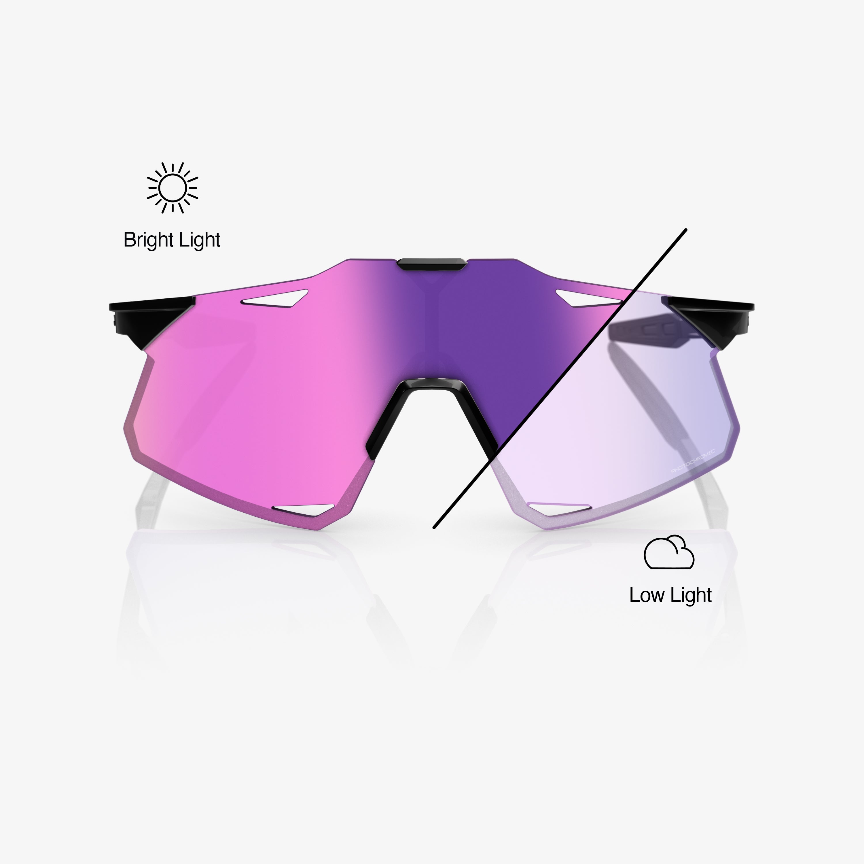 100-hypercraft-sportbrille-gloss-black-photochromic image 2
