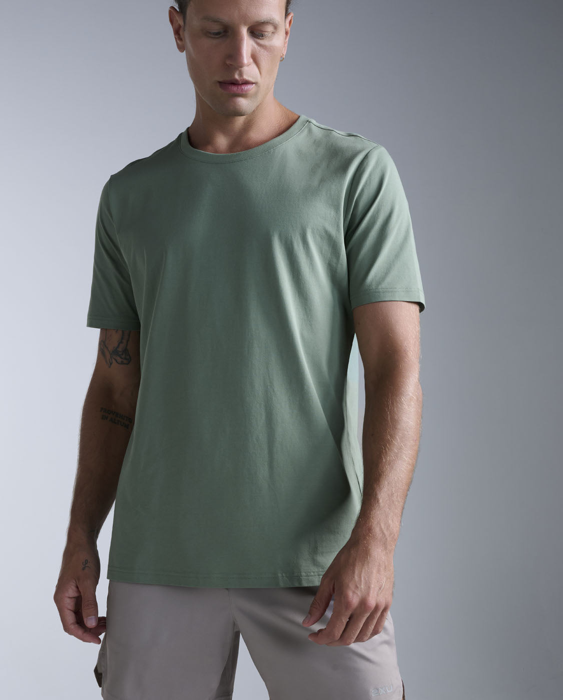 2xu-motion-cotton-flex-tee-herren-fern-baumwolle image 3