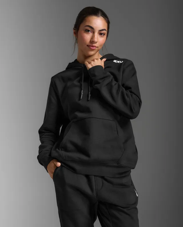 2xu-motion-aspire-pullover-hoodie-damen-schwarz-fleece image 1