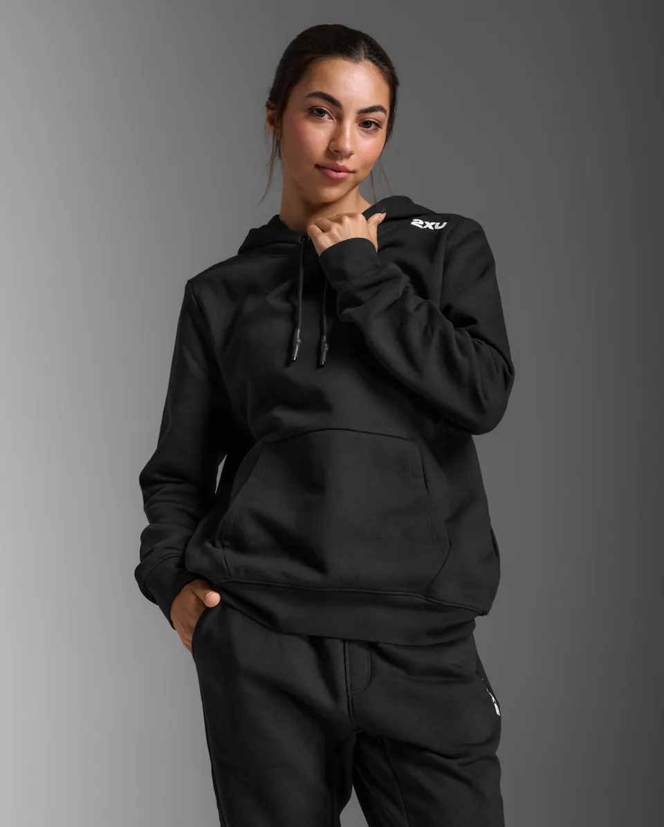 2xu-motion-aspire-pullover-hoodie-damen-schwarz-fleece image 1