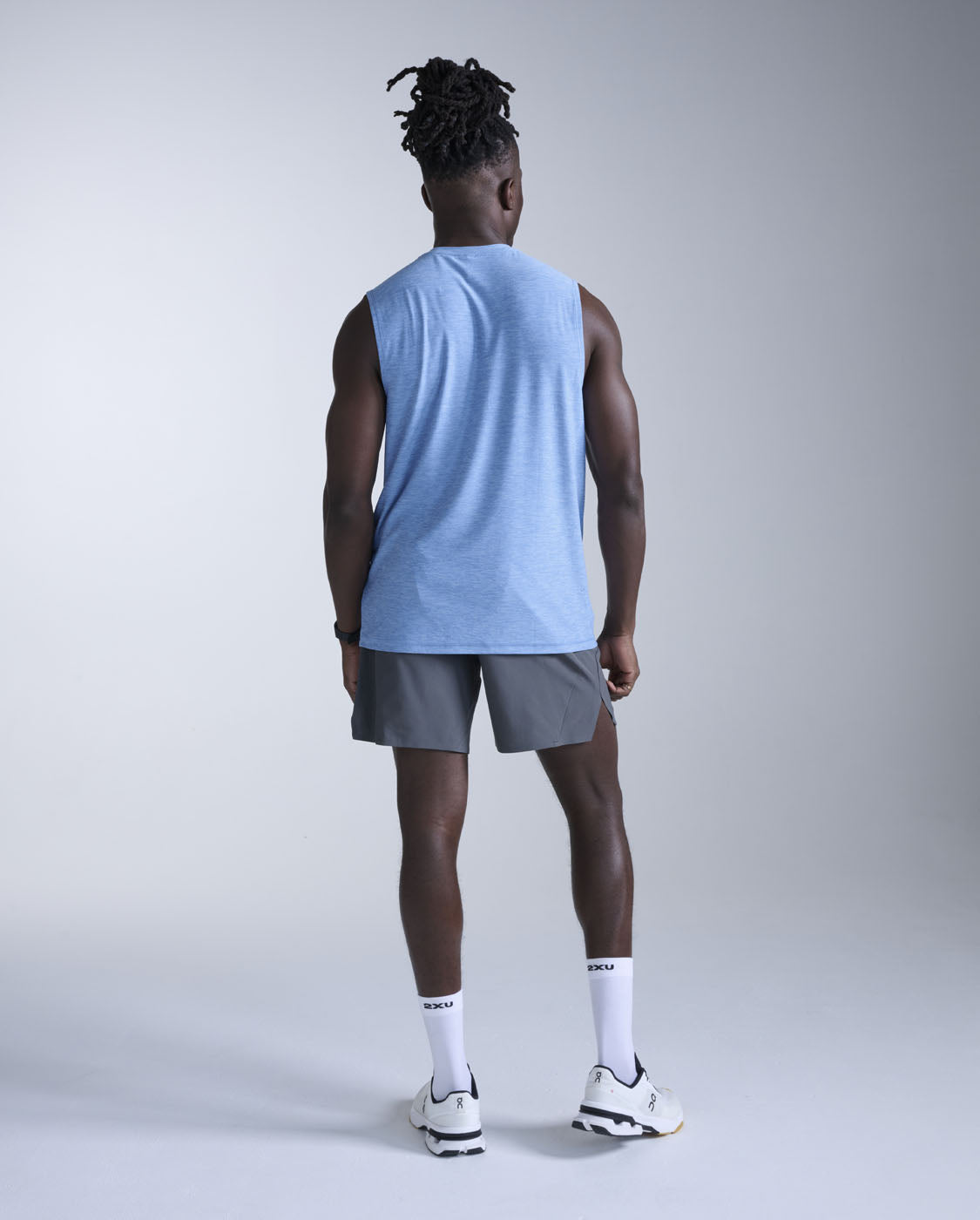 2xu-signature-tank-top-herren-silverlake-blue-training image 7