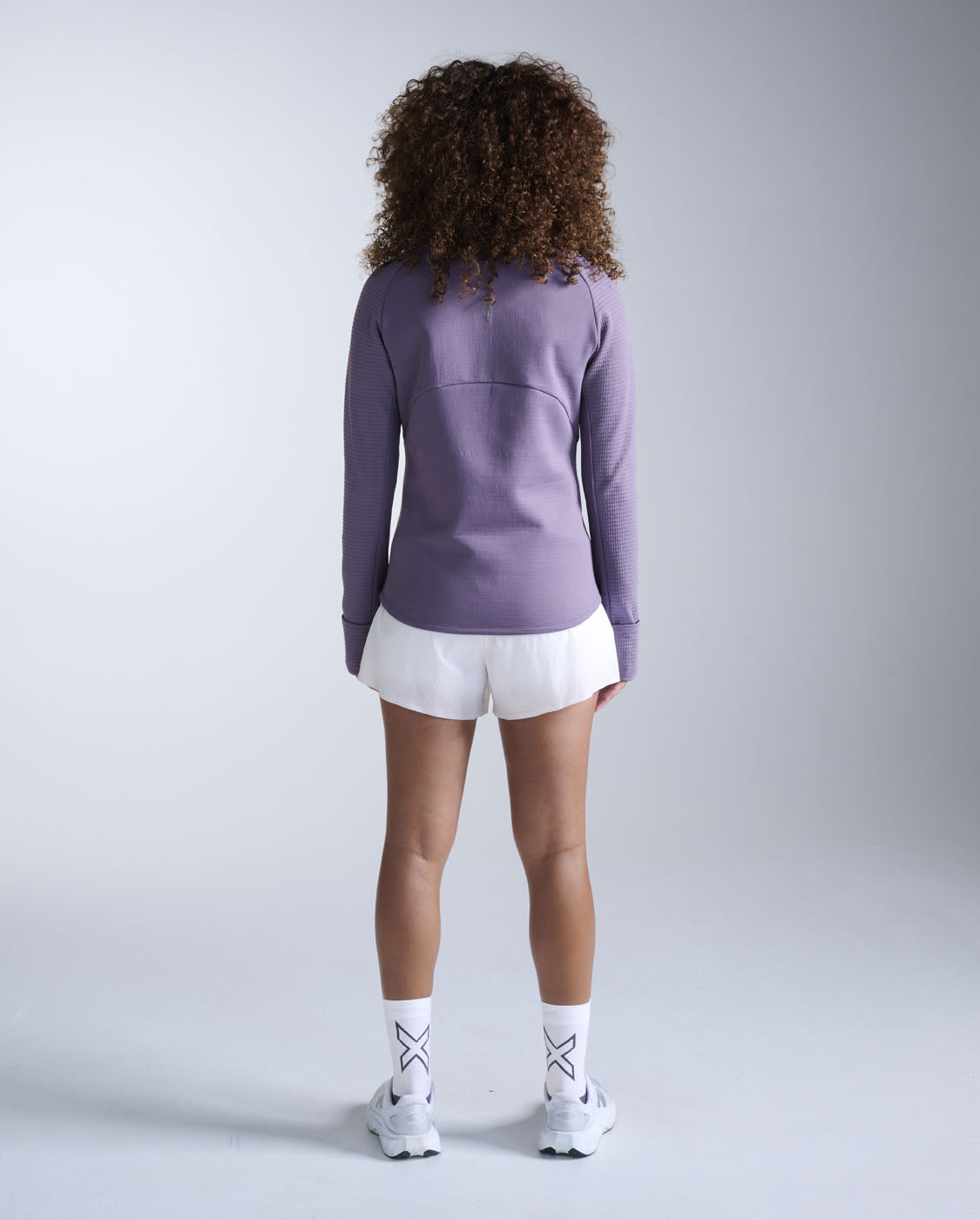 2xu-ignition-haptic-1-4-zip-laufpullover-lila image 6