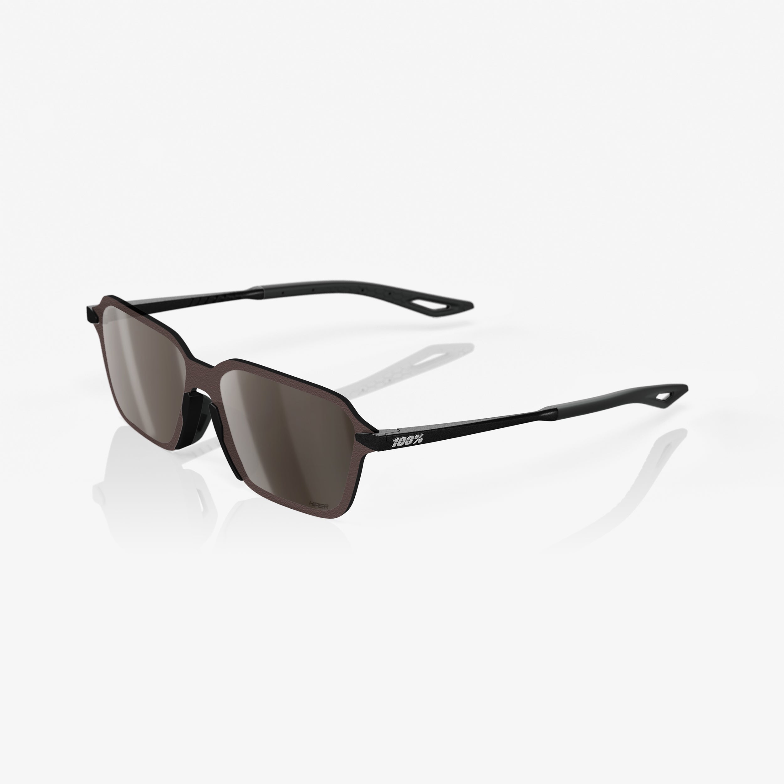 100-legere-trap-matte-black-sonnenbrille-silver-mirror image 1