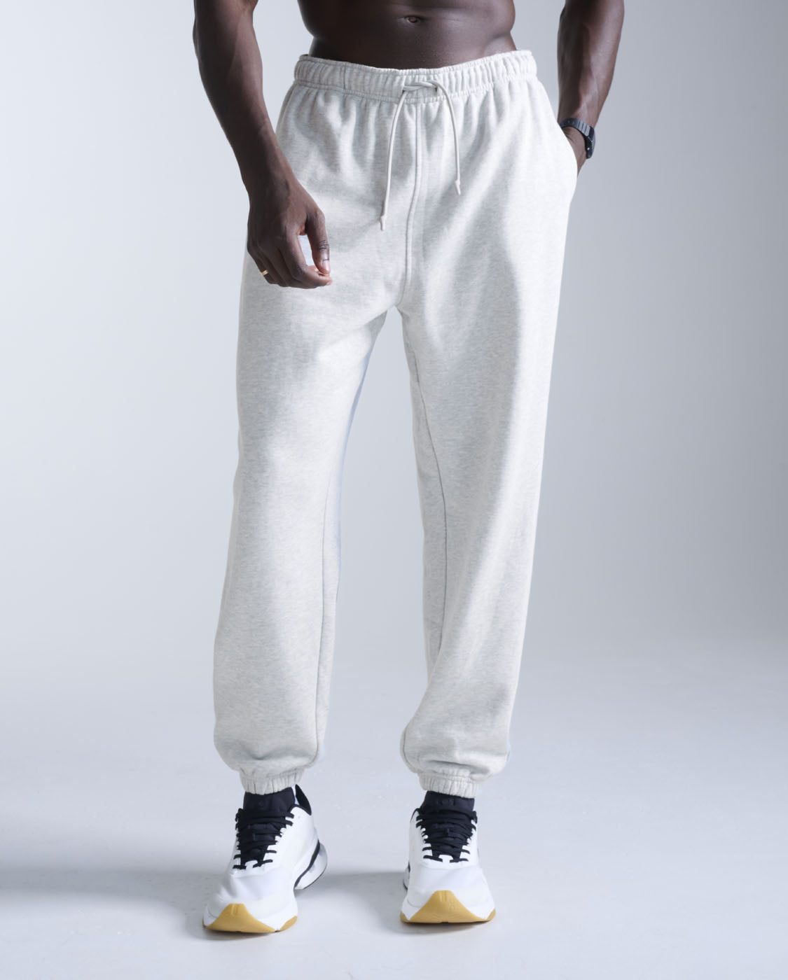 2xu-ez-oversized-trackpants-herren-grau-bio-baumwolle image 1