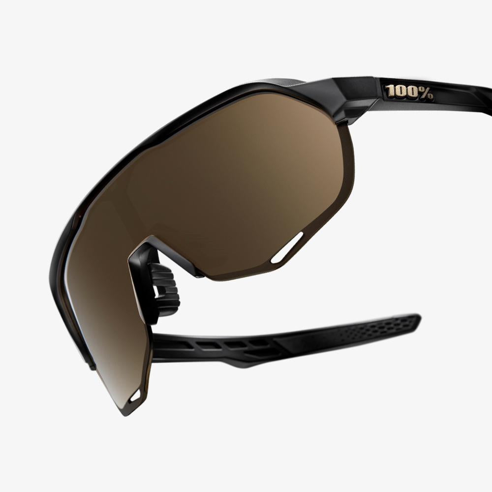 100-s2-sportbrille-matte-black-soft-gold-mirror image 3