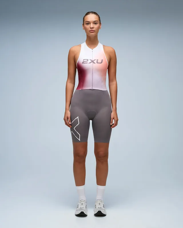 2xu-light-speed-react-trisuit-hyper-coral-damen image 1