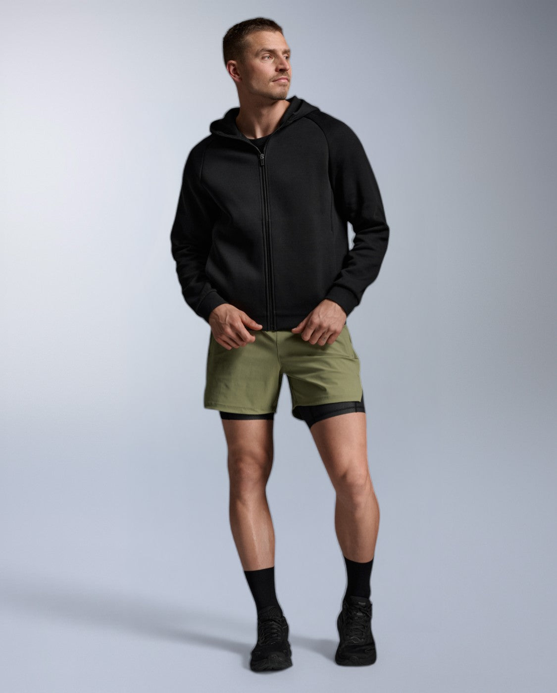 2xu-24-7-commute-full-zip-hoodie-herren-schwarz-fleece image 8
