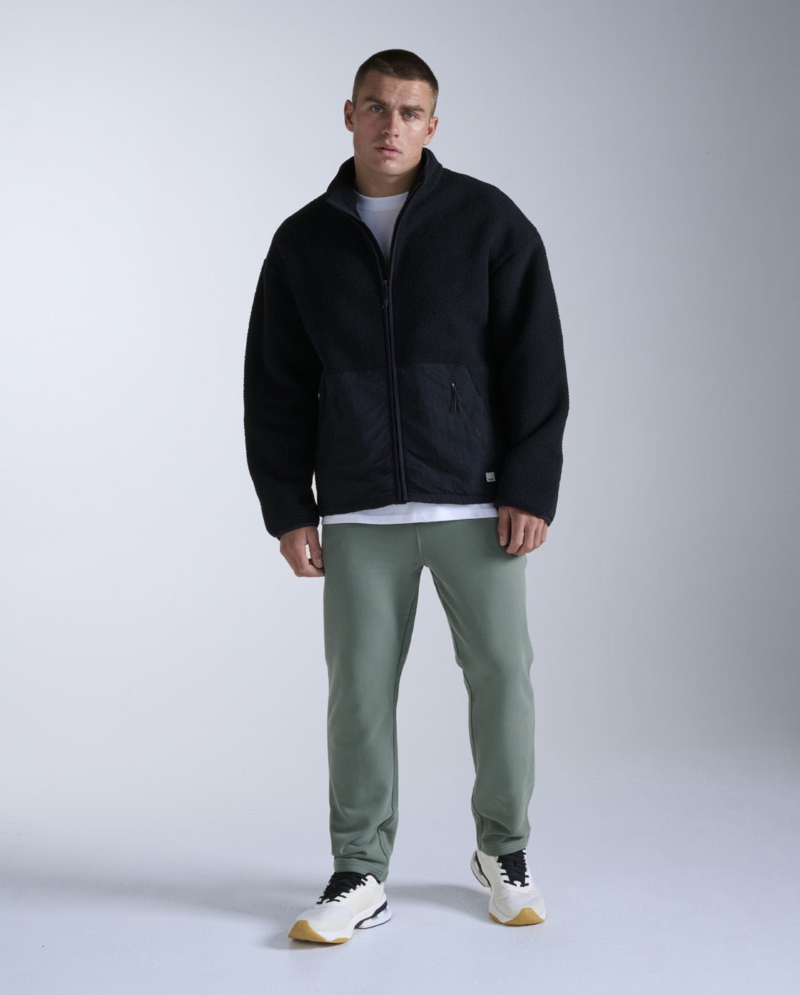 2xu-ignition-sherpa-zip-fleece-fleecejacke-schwarz image 6
