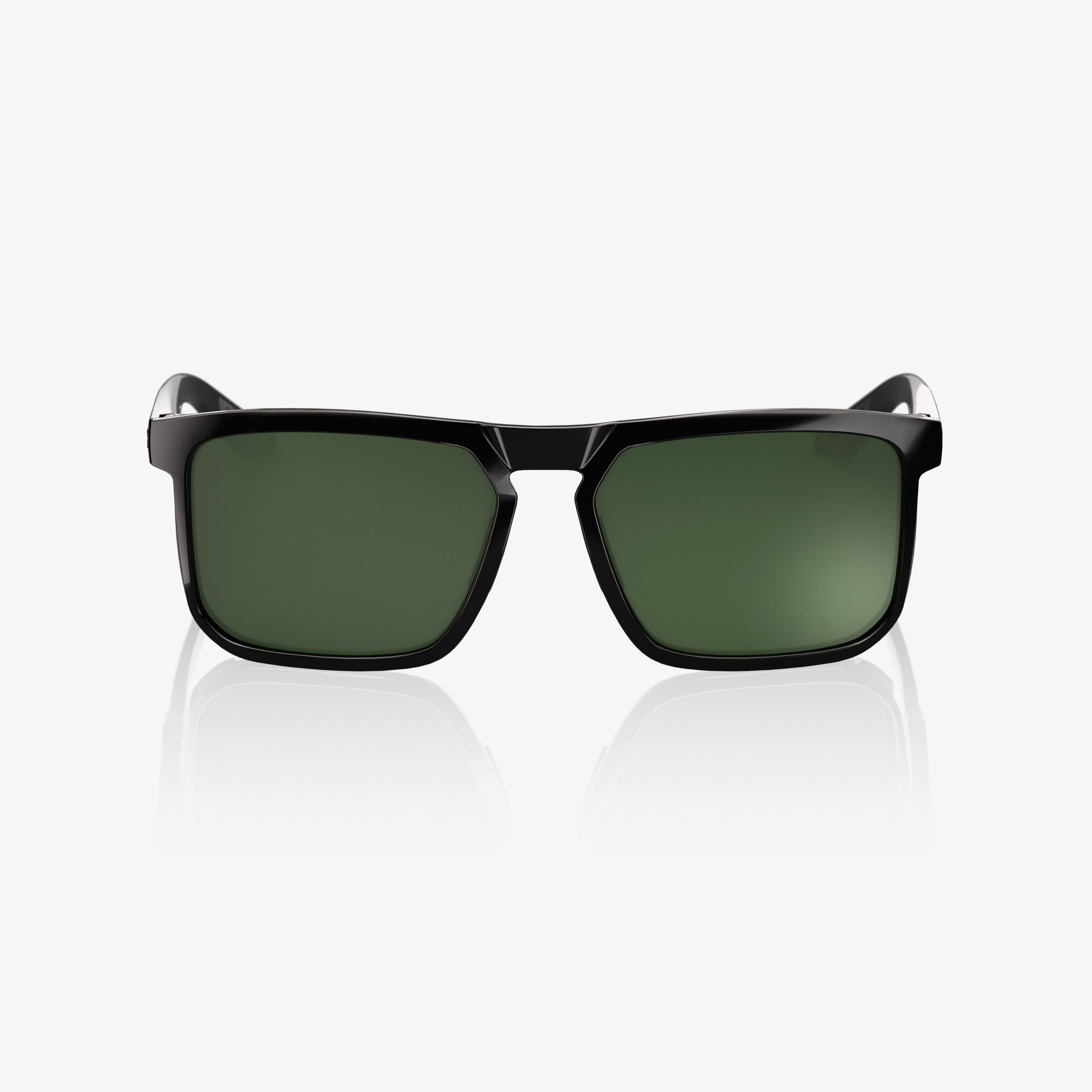 100-renshaw-polished-black-sonnenbrille-grey-green image 2