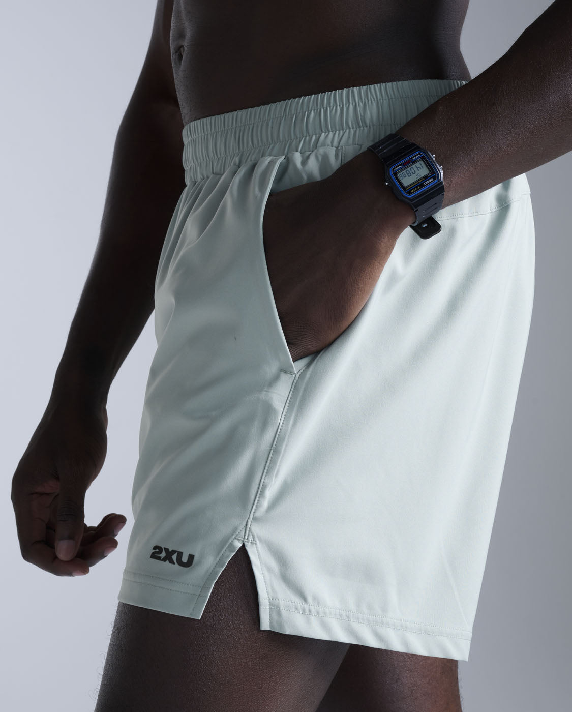 2xu-aero-5-inch-shorts-herren-smoke-blue image 3