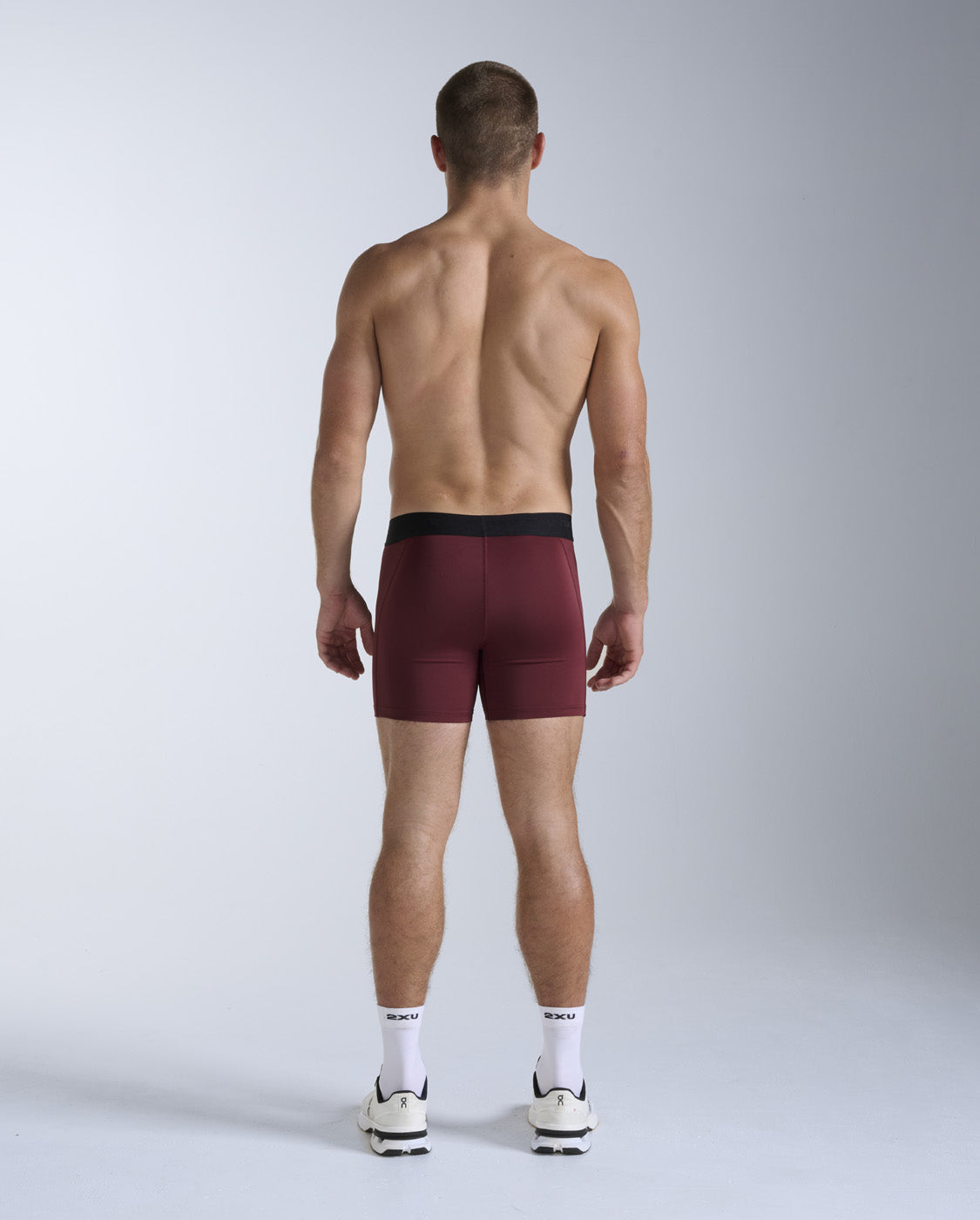 2xu-core-base-layer-1-2-shorts-kompressionsshorts-maroon image 7