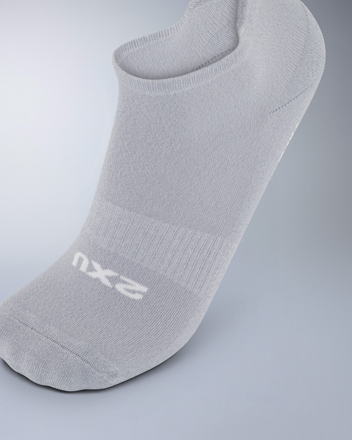 2xu-vectr-performance-ankle-grip-socken-grey-marle-rutschfest image 2