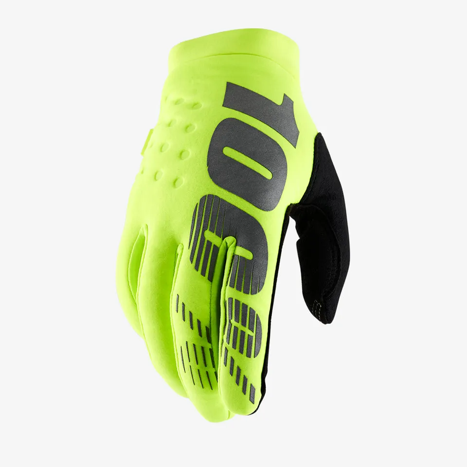 100-brisker-ce-handschuhe-neongelb-winter-softshell image 1