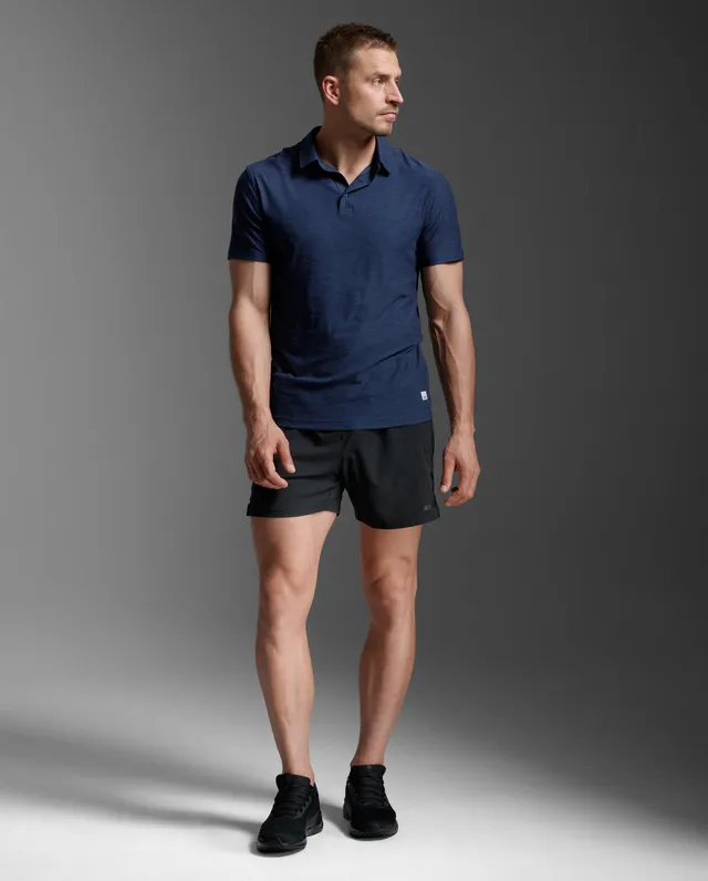 2xu-signature-polo-herren-midnight-kurzarm-jersey image 1