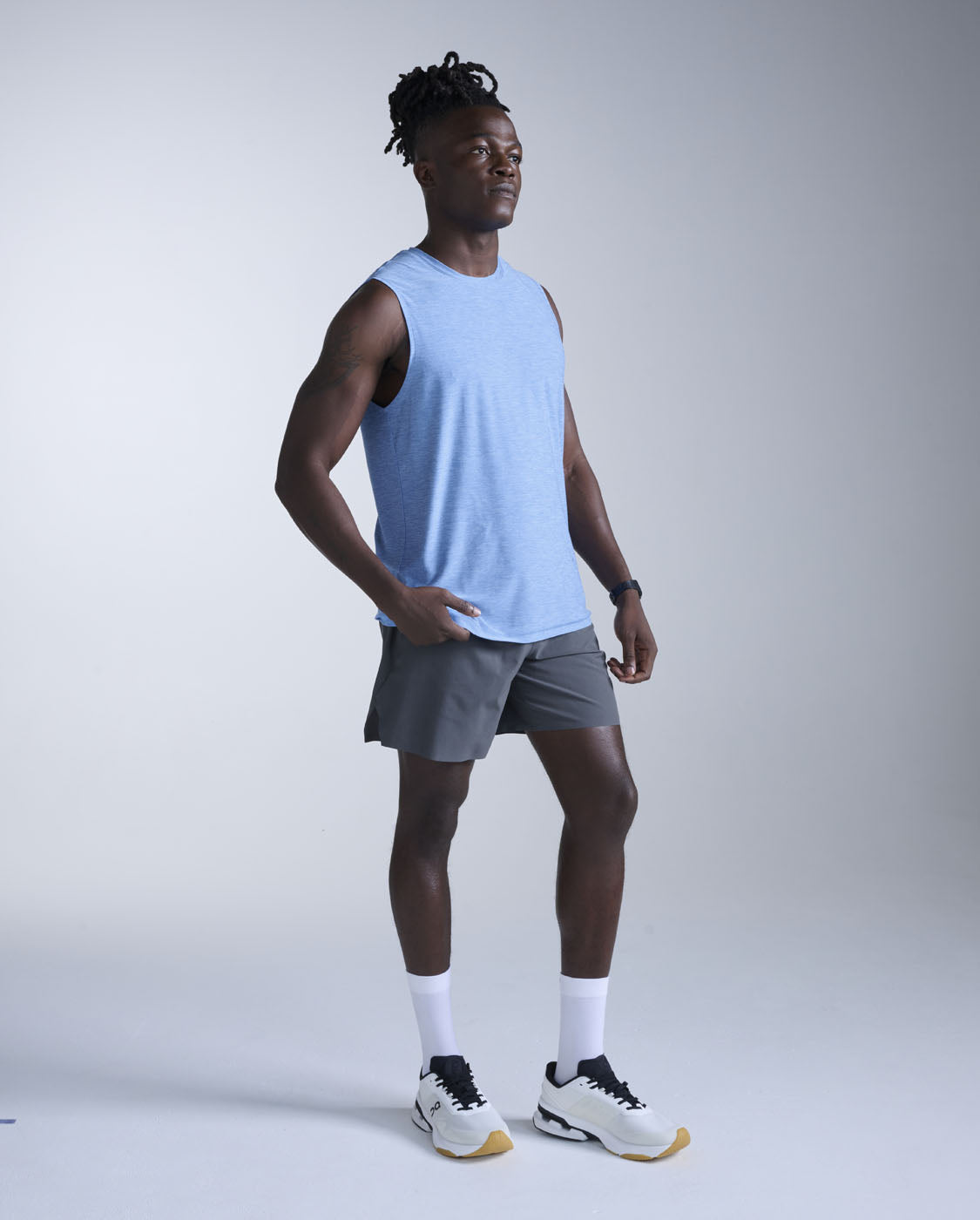 2xu-signature-tank-top-herren-silverlake-blue-training image 6