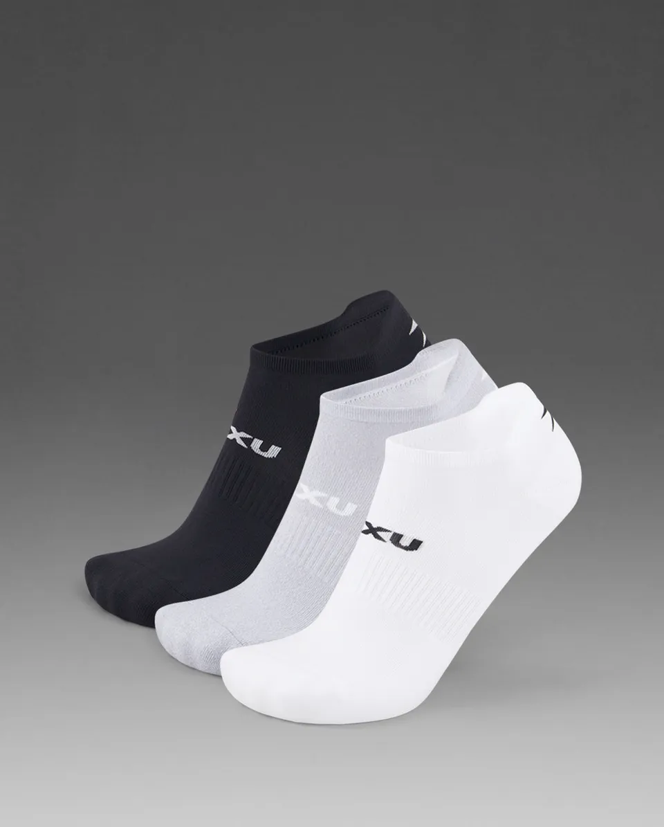 2xu-24-7-ankle-socks-3er-pack-sneakersocken-schwarz image 1