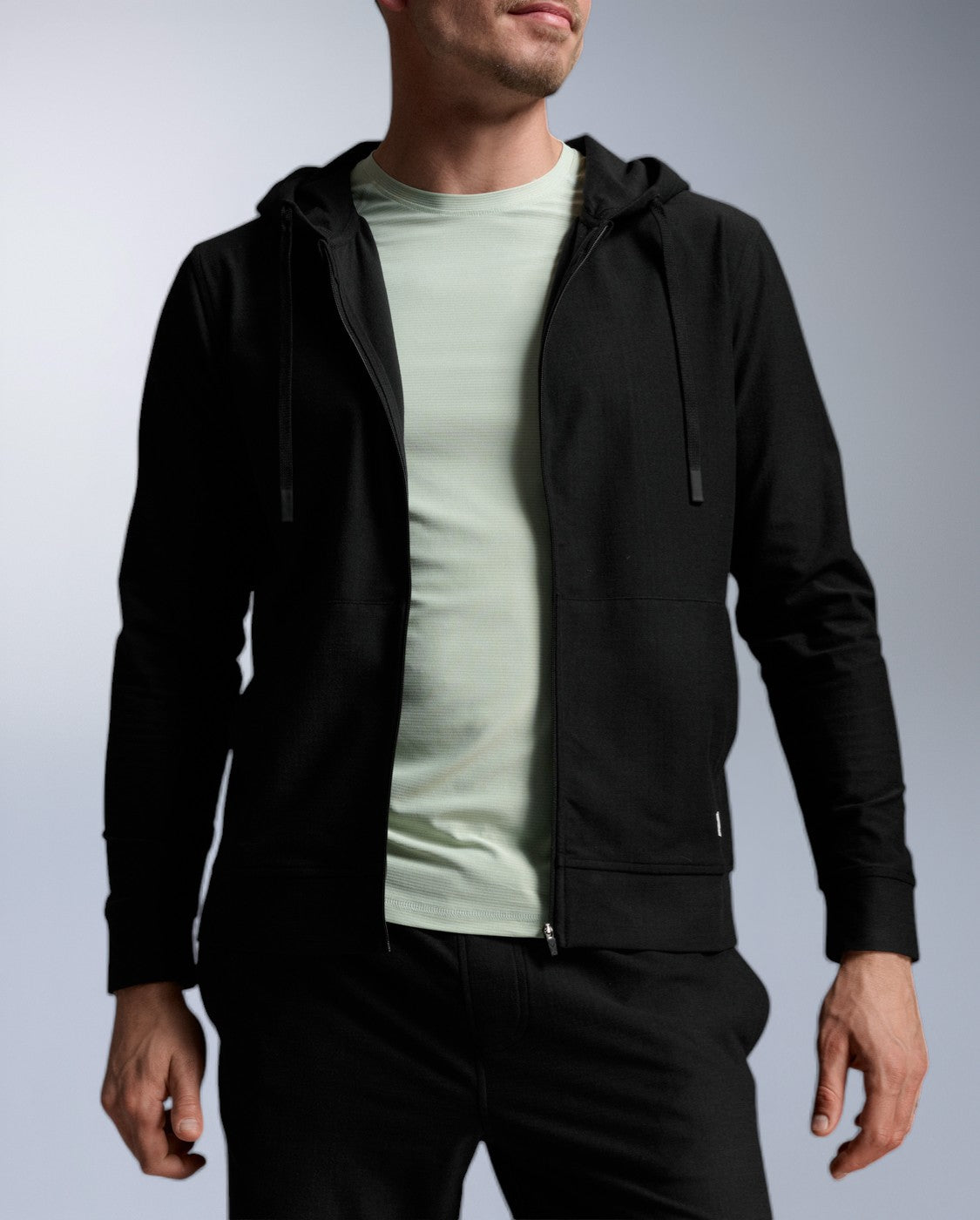 2xu-signature-zip-through-hoodie-kapuzenjacke-schwarz-herren image 3