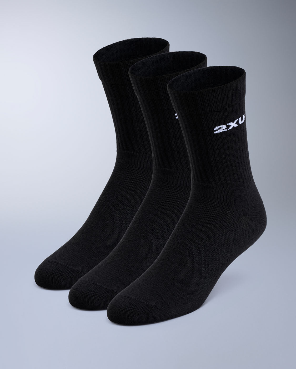 2xu-24-7-cotton-crew-socks-3er-laufsocken-schwarz image 1