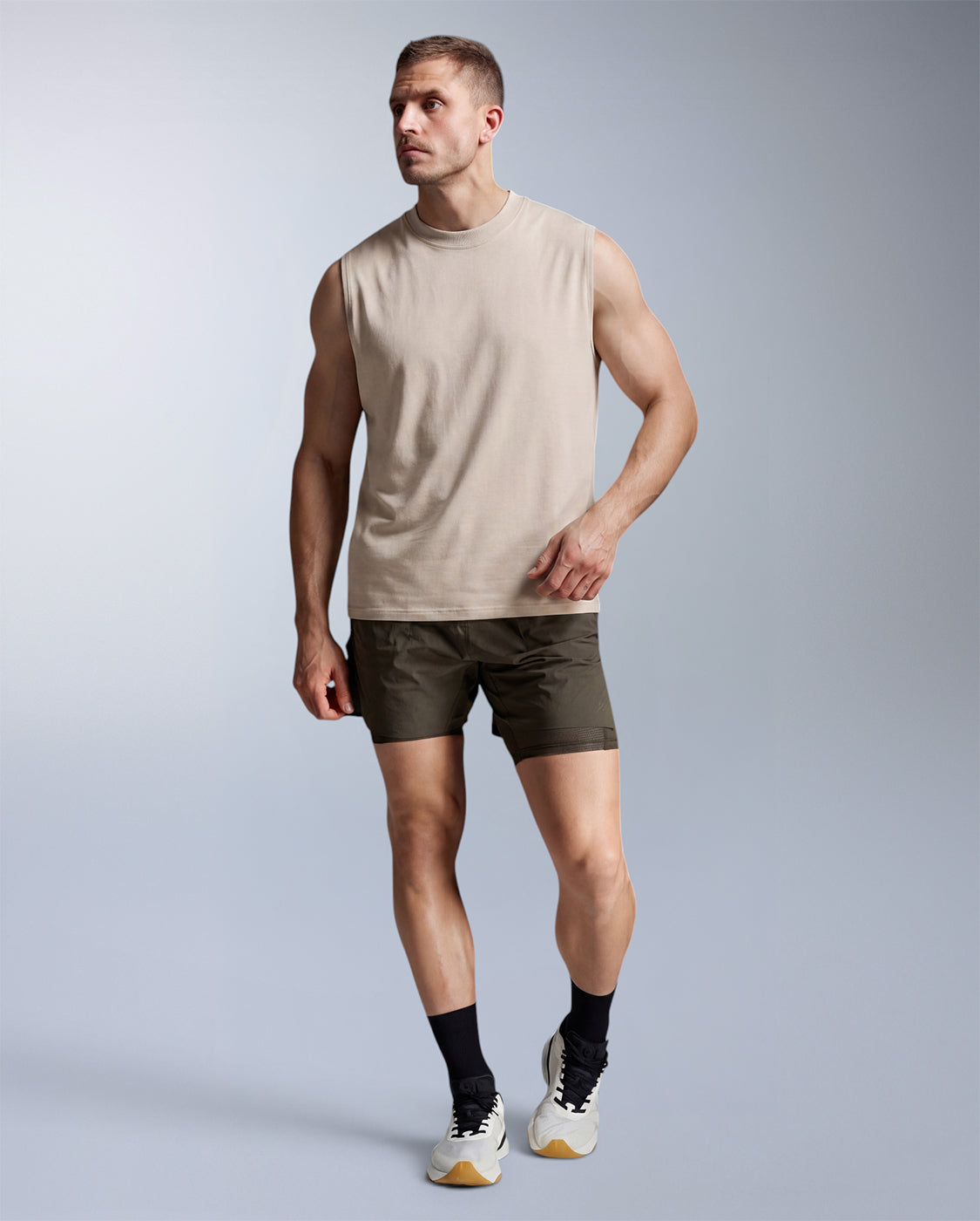 2xu-motion-oversized-tencel-tank-top-chalk-chalk image 4