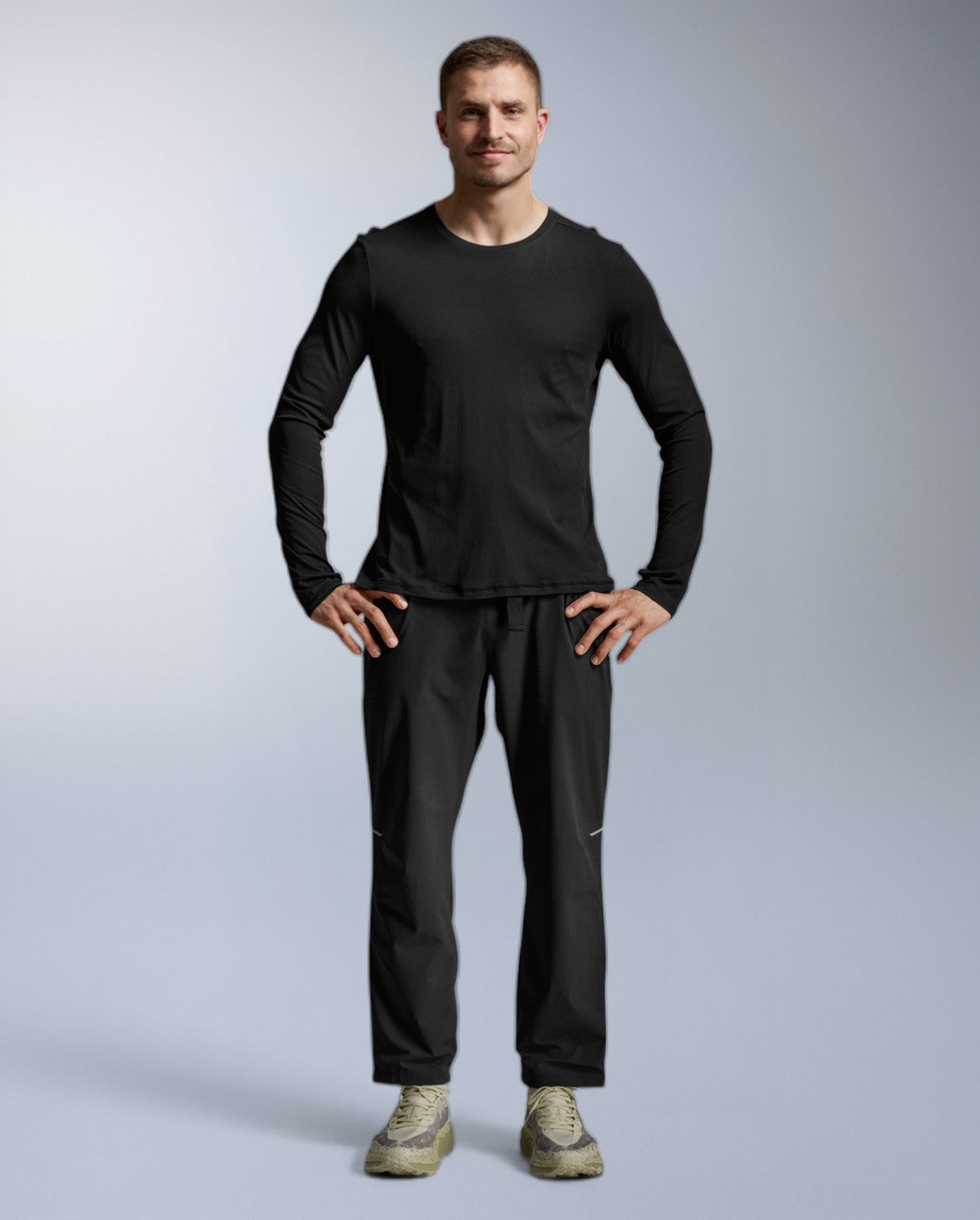 2xu-aero-trail-langarmshirt-herren-schwarz-uv-schutz image 4