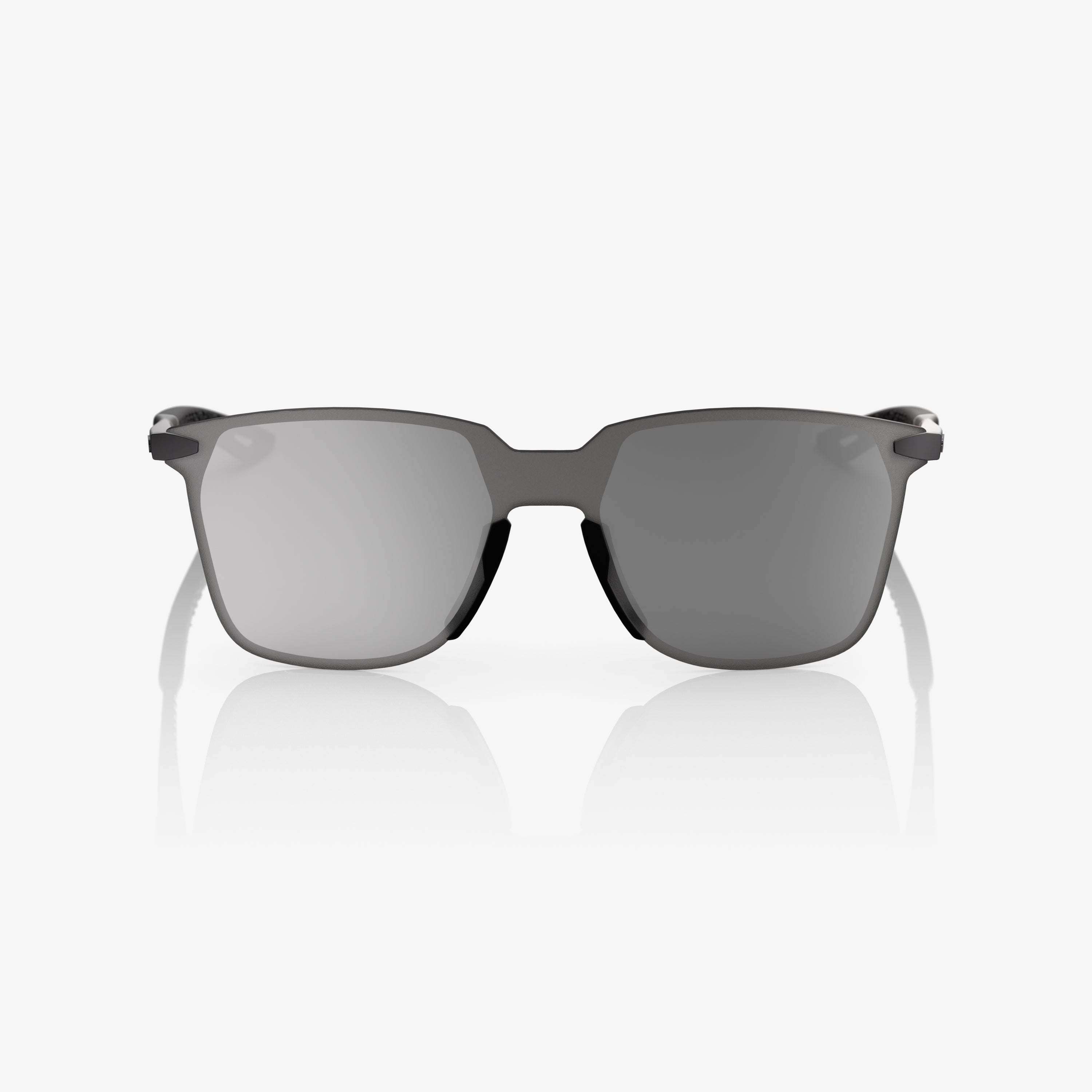 100-legere-square-sonnenbrille-matt-schwarz-silber image 2