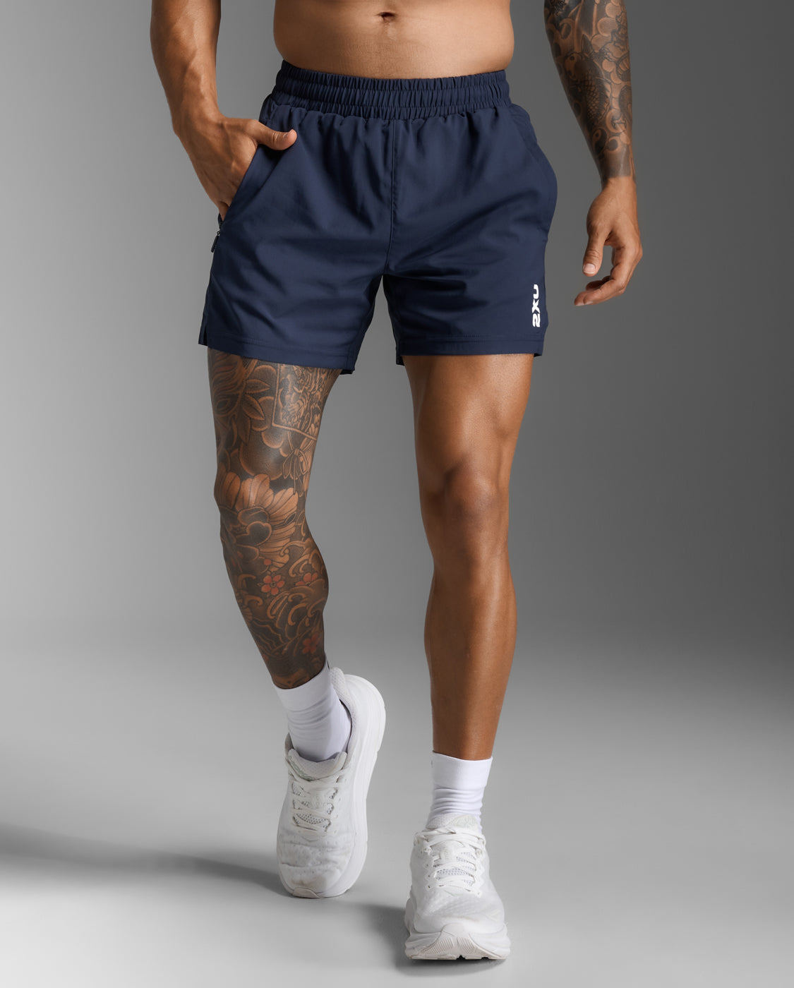 2xu-motion-aspire-5-inch-shorts-herren-midnight image 2