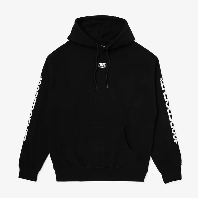 100-roots-pullover-hoodie-fleece-schwarz-kapuzenpulli image 1