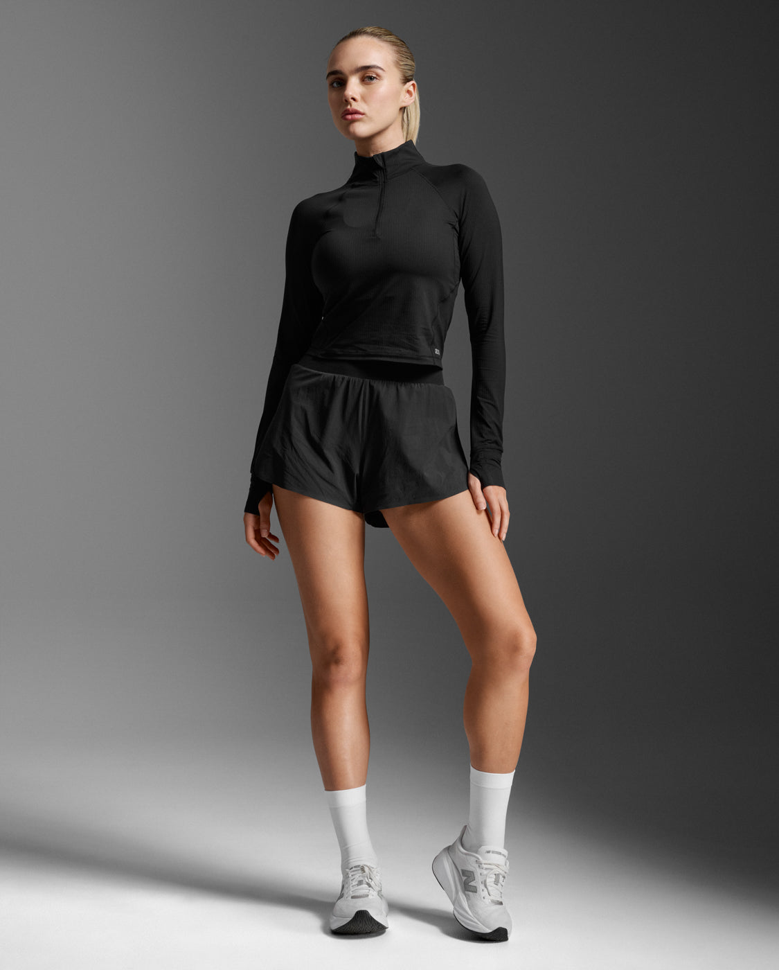 2xu-aero-waffle-1-2-zip-langarmtop-black-silver image 5