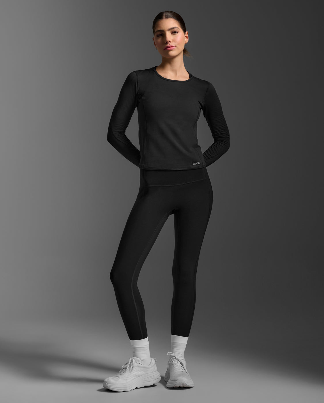 2xu-ignition-grid-base-layer-langarmshirt-schwarz-damen-thermo image 4