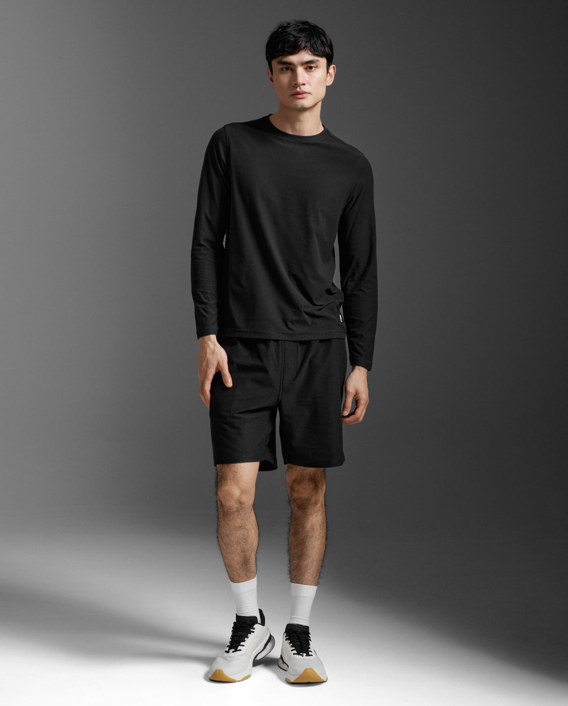 2xu-signature-long-sleeve-langarmshirt-herren-black-black image 5