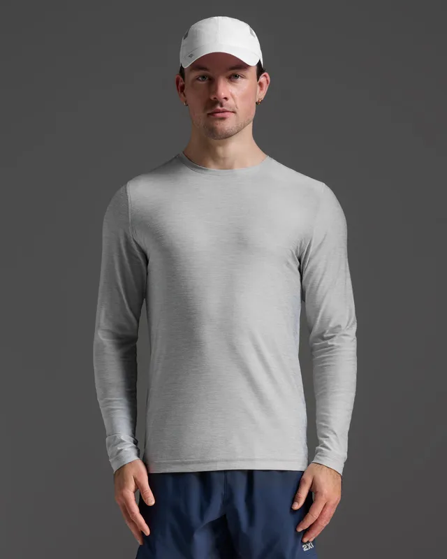 2xu-signature-langarmshirt-herren-harbor-mist-regular image 1