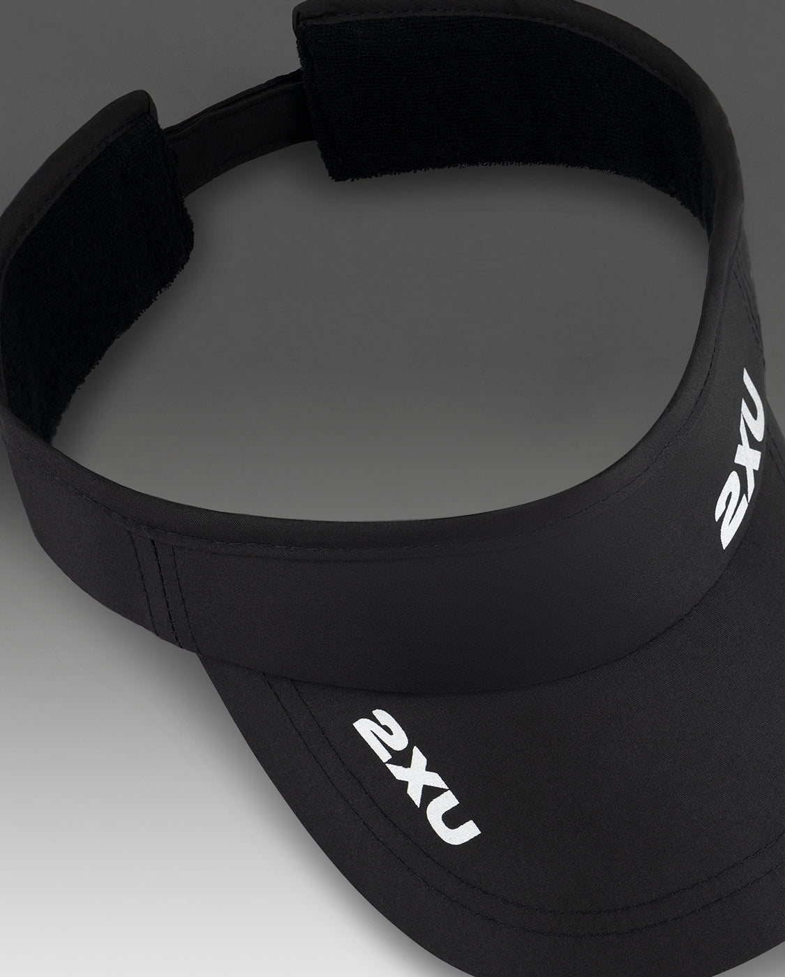 2xu-aero-run-visor-laufcap-schwarz-unisex-leicht image 5