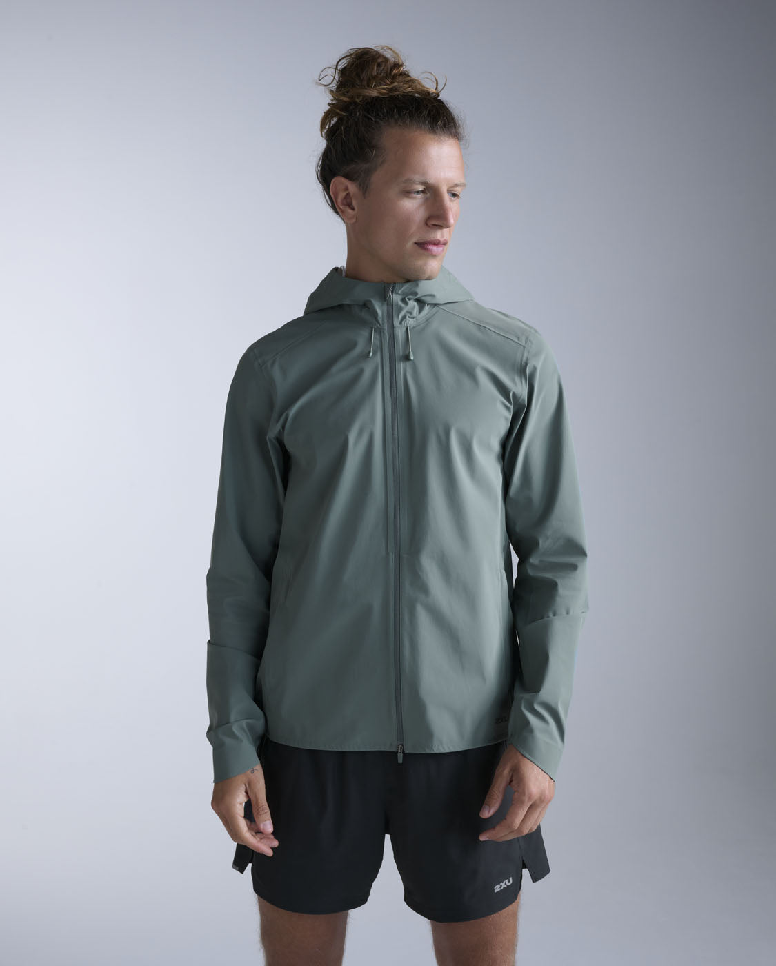 2xu-ignition-shield-regenjacke-herren-olive-wasserdicht image 5