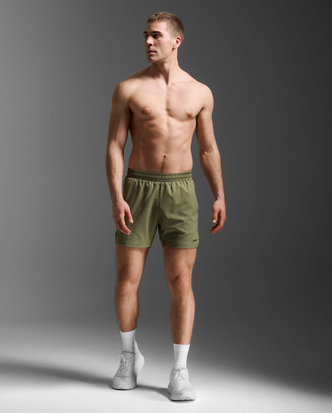 2xu-aero-5-inch-shorts-herren-hunter-green-ohne-innenhose image 4
