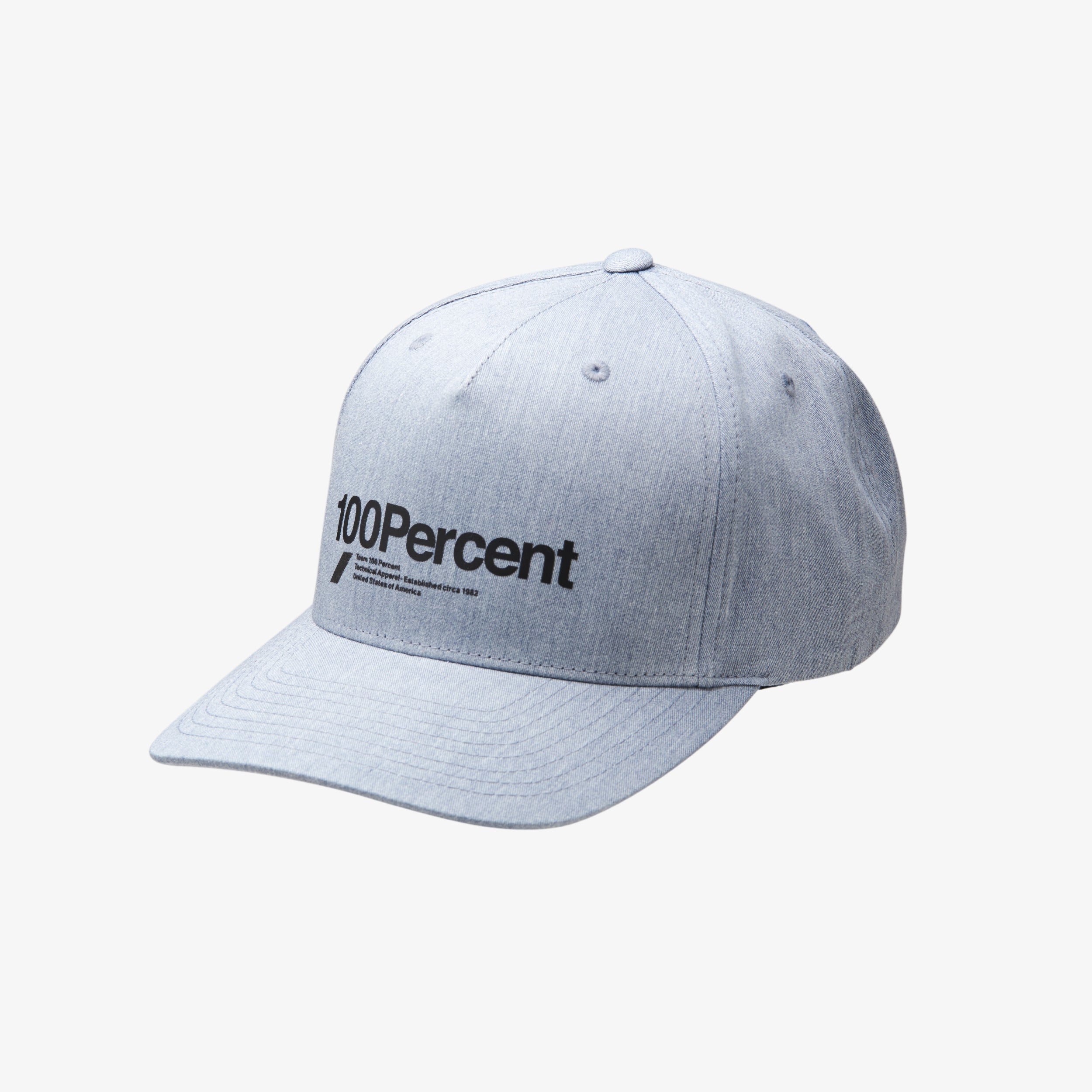 100-manifesto-snapback-cap-heather-charcoal-basecap image 1