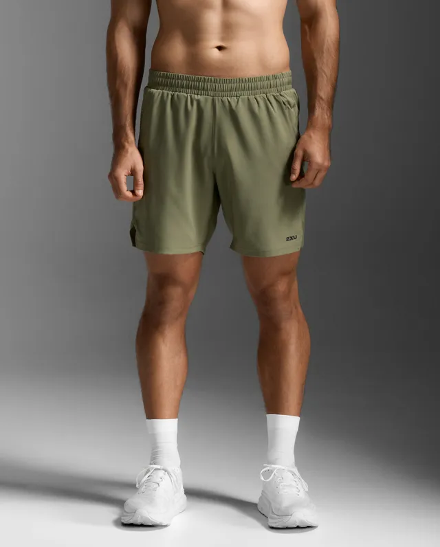 2xu-aero-7-inch-shorts-laufshorts-hunter-green-herren image 1