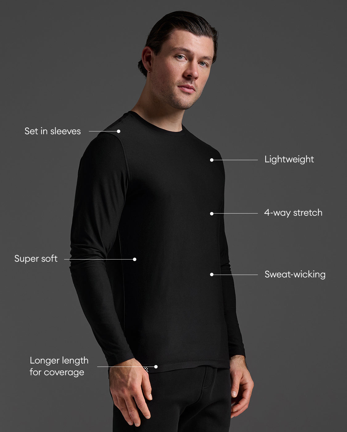 2xu-signature-long-sleeve-tee-langarmshirt-schwarz-atmungsaktiv image 2