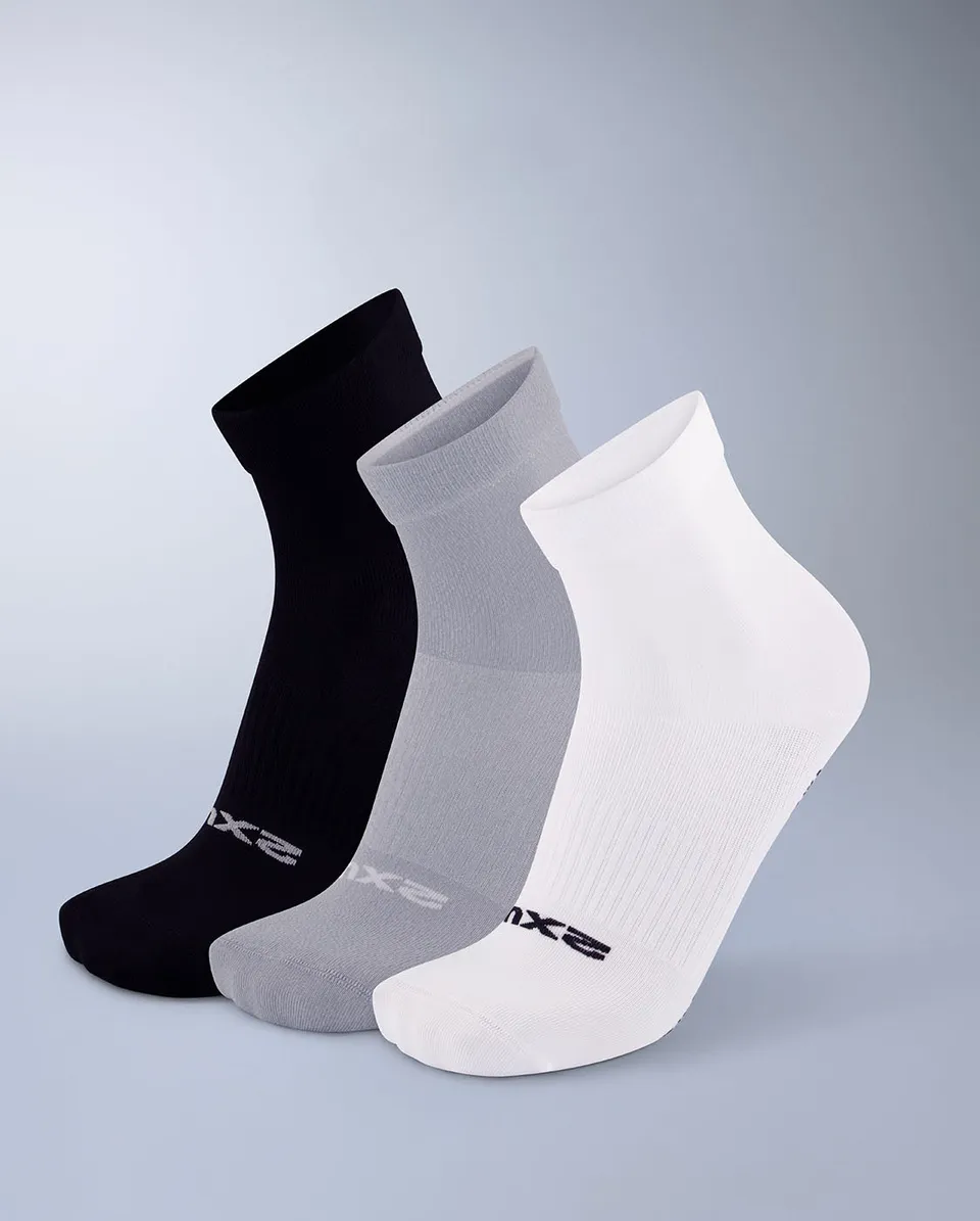 2xu-vectr-performance-crew-grip-socken-3er-pack image 1
